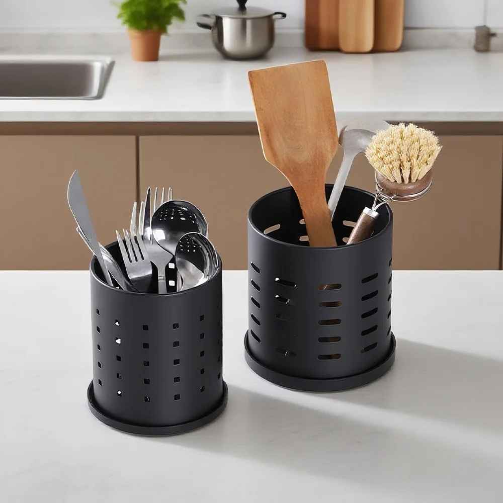 Rangement des couverts | Design Inox Noir