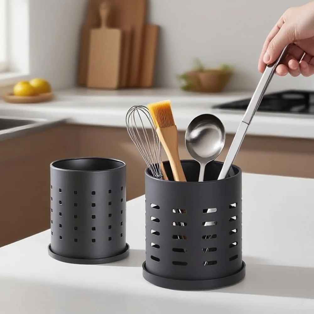 Rangement des couverts | Design Inox Noir