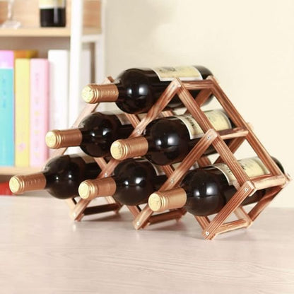 Porte bouteille bois