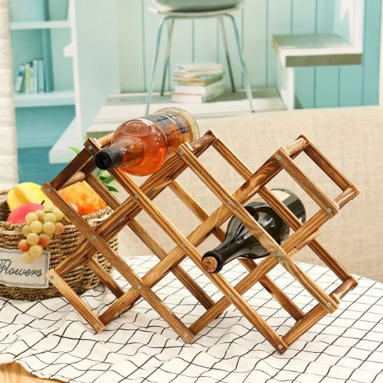 Porte bouteille bois