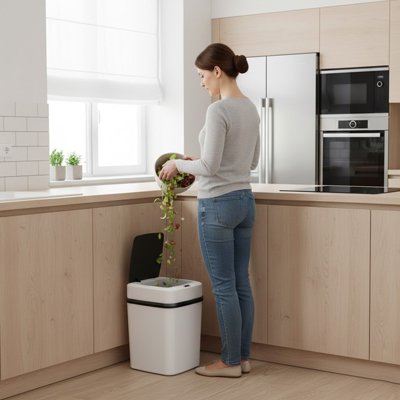 Poubelle cuisine automatique
