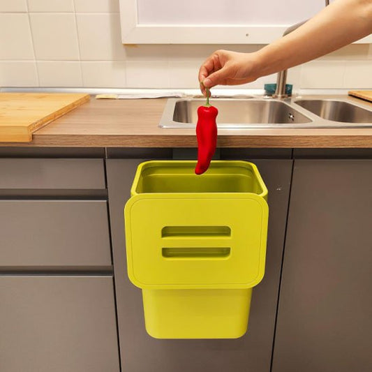 Poubelle cuisinesous évier verte