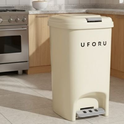 Poubelle de cuisine design vertical