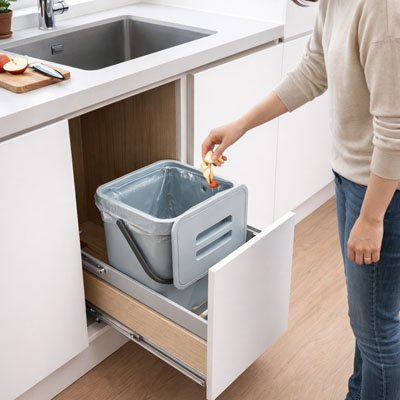 Poubelle sous évier 