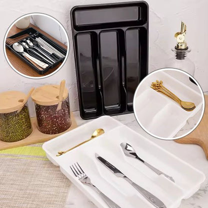 Range couverts pour tiroir blanc