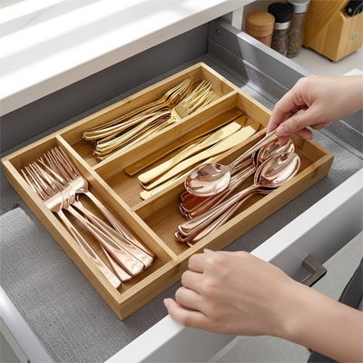 Range couverts tiroirs