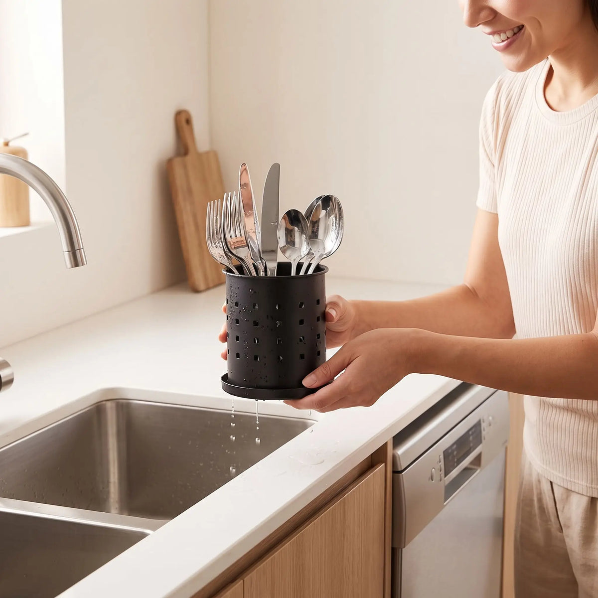 rangement des couverts pratique 